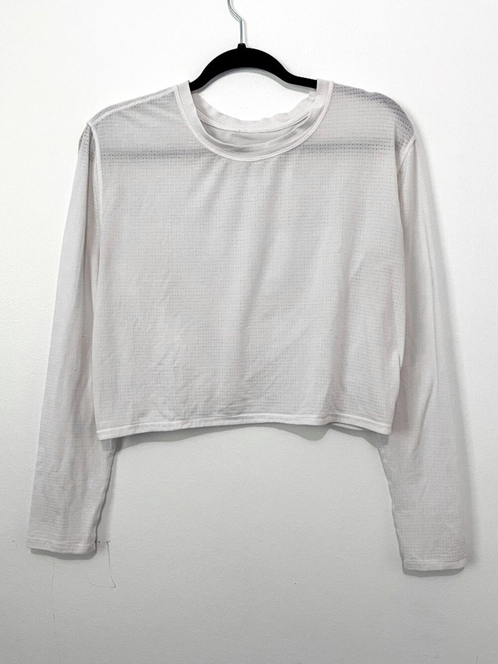 Lululemon Pushing Limits Long Sleeve Heathered White - Picture 4 of 5